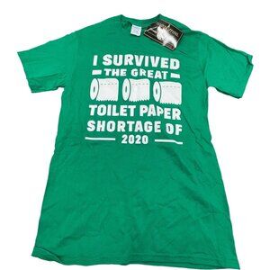 Branded Apparel T-shirt I Survived Great Toilet Paper Shortage 2020 medium READ